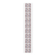 USA themed table runner on a white background. 