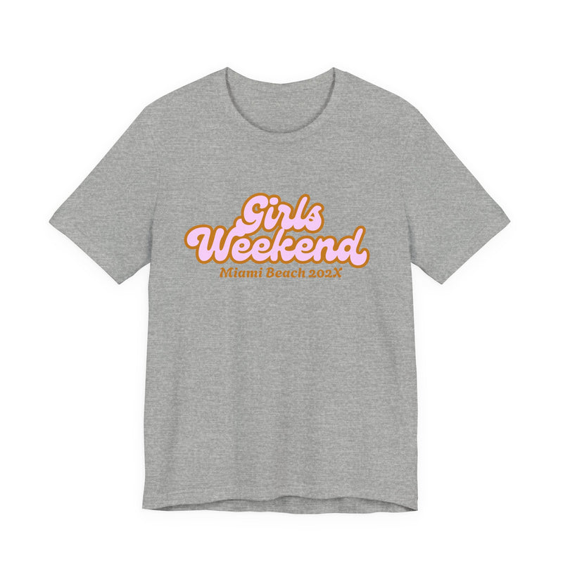 "Girls Weekend" Retro T-Shirt Customizable City & Year