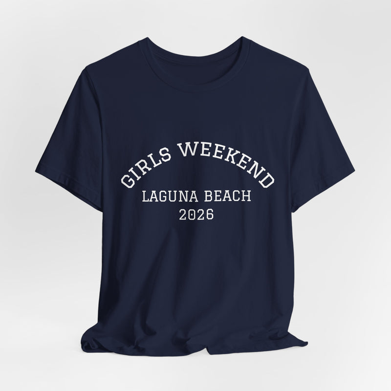 "Girls Weekend" Customizable T-Shirt for Girls Trips