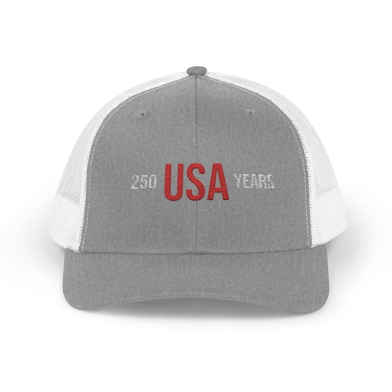 "250 Years USA" Embroidered Snapback Trucker Hat Cap - Hats | The Party Framework
