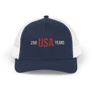 "250 Years USA" Embroidered Snapback Trucker Hat Cap - Hats | The Party Framework