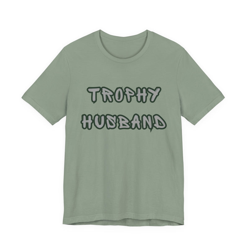 Sage green t-shirt with 'Faith Over Fear' text and cross on a white background