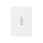 Customizable deck of playing cards showing the top of deck on a white background.