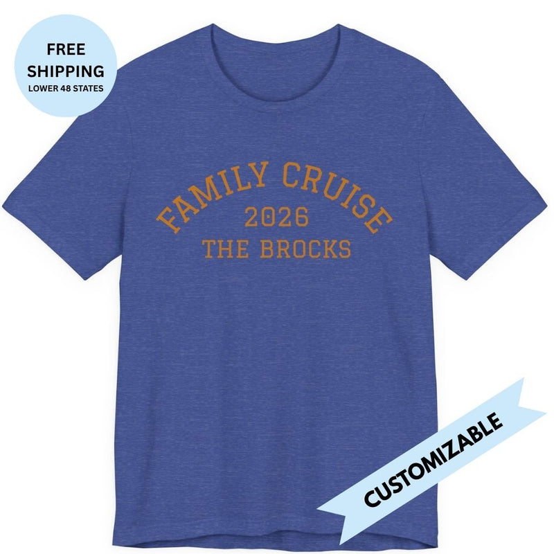 "Family Cruise" Customizable Group Cruise T-Shirt