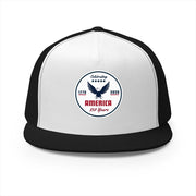 "Celebrating America 250 Years" Flat Bill Trucker Hat Cap - Hats | The Party Framework