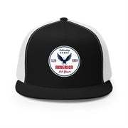 "Celebrating America 250 Years" Flat Bill Trucker Hat Cap - Hats | The Party Framework