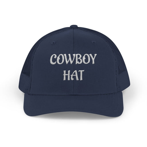 "Cowboy Hat" Embroidered Snapback Trucker Hat Cap - Hats | The Party Framework