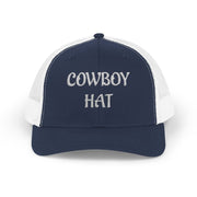 "Cowboy Hat" Embroidered Snapback Trucker Hat Cap - Hats | The Party Framework