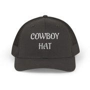 "Cowboy Hat" Embroidered Snapback Trucker Hat Cap - Hats | The Party Framework