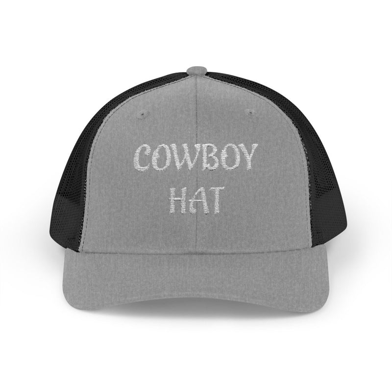 "Cowboy Hat" Embroidered Snapback Trucker Hat Cap - Hats | The Party Framework