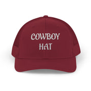 "Cowboy Hat" Embroidered Snapback Trucker Hat Cap - Hats | The Party Framework