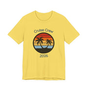 Cruise Crew 2026 Unisex T-Shirt | Matching Cruise Group Tee - T-Shirt | The Party Framework