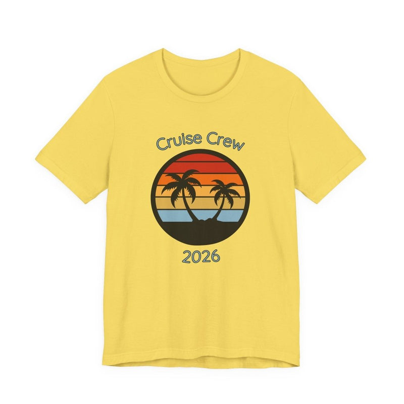 Cruise Crew 2026 Unisex T-Shirt | Matching Cruise Group Tee - T-Shirt | The Party Framework