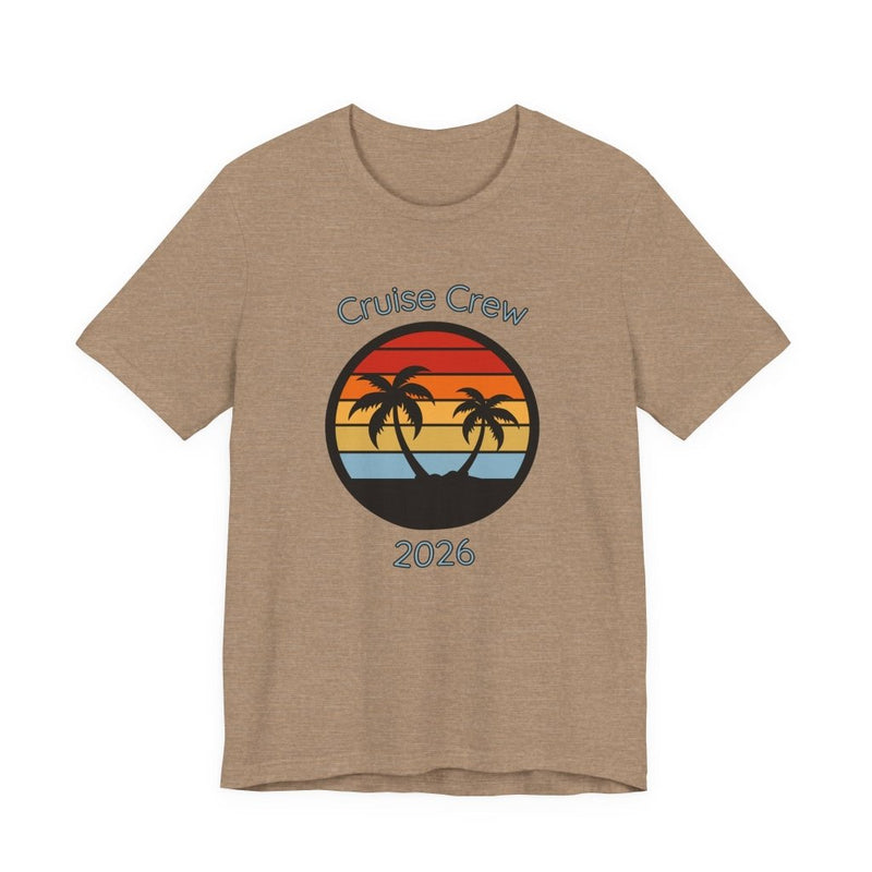 Cruise Crew 2026 Unisex T-Shirt | Matching Cruise Group Tee - T-Shirt | The Party Framework