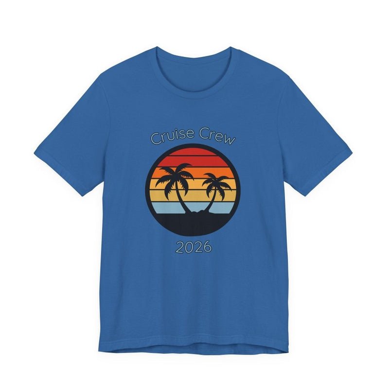 Cruise Crew 2026 Unisex T-Shirt | Matching Cruise Group Tee - T-Shirt | The Party Framework