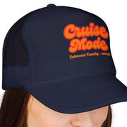 "Cruise Mode" Customizable Family or Group Cruise Trucker Hat - Hats | The Party Framework