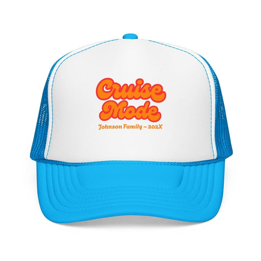 "Cruise Mode" Customizable Family or Group Cruise Trucker Hat - Hats | The Party Framework