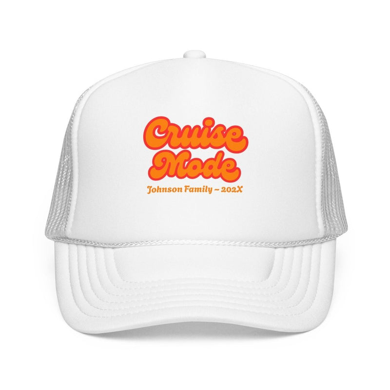 "Cruise Mode" Customizable Family or Group Cruise Trucker Hat - Hats | The Party Framework