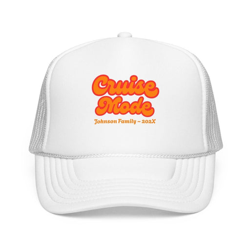 "Cruise Mode" Customizable Family or Group Cruise Trucker Hat - Hats | The Party Framework