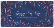 Customizable Patriotic Message On Horizontal Matte Banner | Multiple Sizes - Signs & Banners | The Party Framework