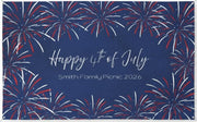Customizable Patriotic Message On Horizontal Matte Banner | Multiple Sizes - Signs & Banners | The Party Framework
