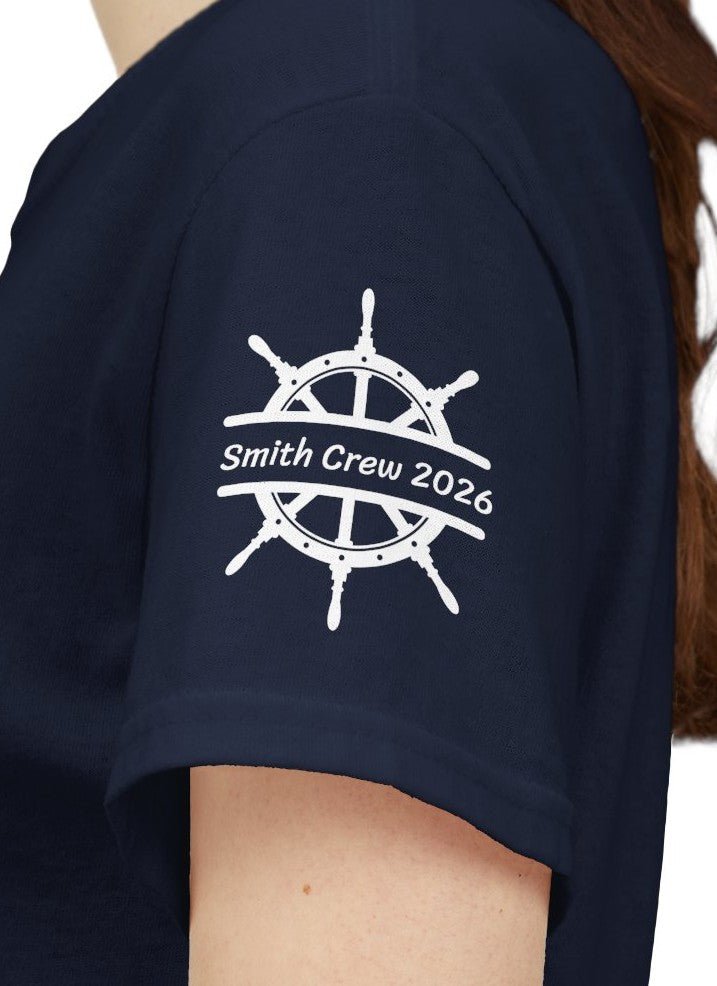 Don't Give A Ship! Personalized Cruise T-Shirt | Custom Sleeve - T-Shirt | The Party Framework