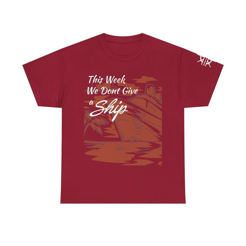 Don't Give A Ship! Personalized Cruise T-Shirt | Custom Sleeve - T-Shirt | The Party Framework