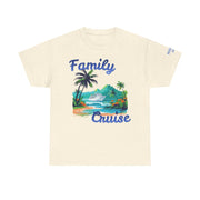 Family Cruise Group T-Shirt | Personalized Name on Shoulder - T-Shirt | The Party Framework