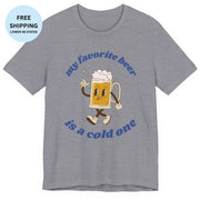 Favorite Beer Is A Cold One T-Shirt | Funny Beer Lover Shirt - T-Shirt | The Party Framework