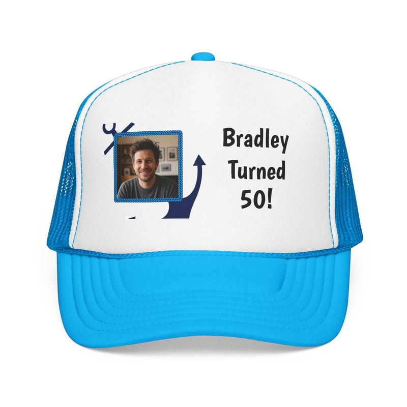 Fully Customizable Cruise Hat | Photo + 3 Lines of Text - Hats | The Party Framework