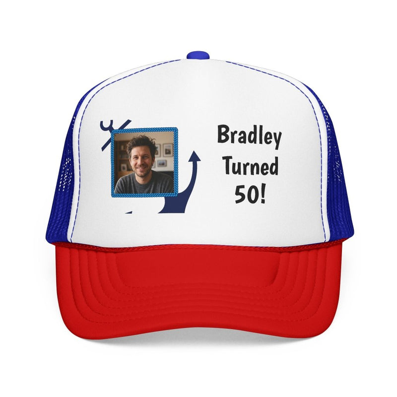 Fully Customizable Cruise Hat | Photo + 3 Lines of Text - Hats | The Party Framework
