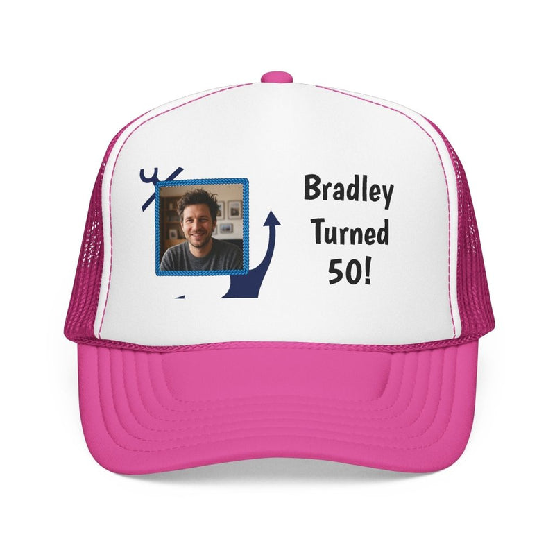 Fully Customizable Cruise Hat | Photo + 3 Lines of Text - Hats | The Party Framework