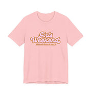 "Girls Weekend" Retro T-Shirt Customizable City & Year - T-Shirt | The Party Framework