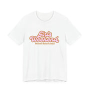 "Girls Weekend" Retro T-Shirt Customizable City & Year - T-Shirt | The Party Framework