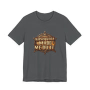 Nashville Made Me Do It Sheriff Badge T-Shirt | Funny Country Music Tee - T-Shirt | The Party Framework