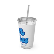 "Ocean Vibes" Customizable Family or Group 16oz Tumbler with Straw - Drinkware | The Party Framework