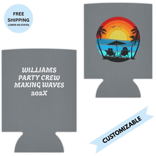 "Sea Ya" Customizable Cruise Koozie | Can & Bottle Sleeve - Drinkware | The Party Framework