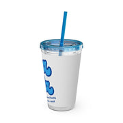 "Sea Ya" Customizable Family or Group 16oz Tumbler with Straw - Drinkware | The Party Framework