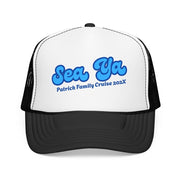 "Sea Ya" Customizable Family or Group Cruise Trucker Hat - Hats | The Party Framework