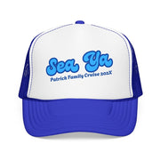 "Sea Ya" Customizable Family or Group Cruise Trucker Hat - Hats | The Party Framework
