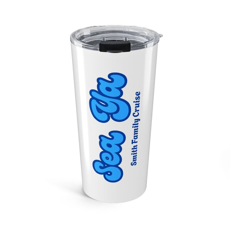 "Sea Ya" Customizable Group or Family Cruise Tumbler 20oz - Drinkware | The Party Framework