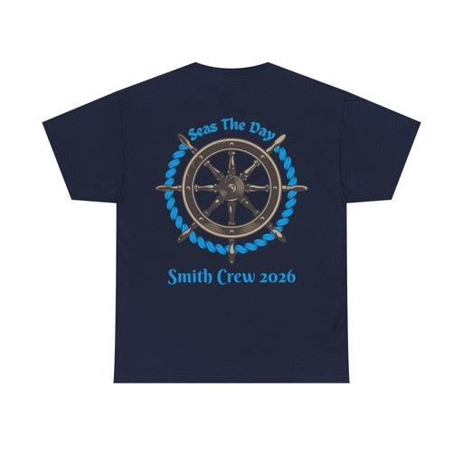 Seas the Day Cruise T-Shirt | Customizable Family Name on Back - T-Shirt | The Party Framework