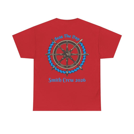 Seas the Day Cruise T-Shirt | Customizable Family Name on Back - T-Shirt | The Party Framework