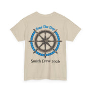 Seas the Day Cruise T-Shirt | Customizable Family Name on Back - T-Shirt | The Party Framework