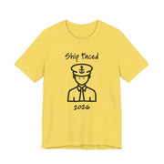Ship Faced Funny Cruise T-Shirt | Black Print - T-Shirt | The Party Framework