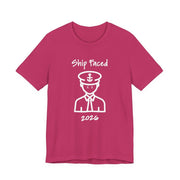 Ship Faced Funny Cruise T-Shirt | White Print - T-Shirt | The Party Framework