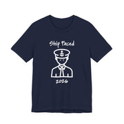 Ship Faced Funny Cruise T-Shirt | White Print - T-Shirt | The Party Framework