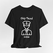 Ship Faced Funny Cruise T-Shirt | White Print - T-Shirt | The Party Framework
