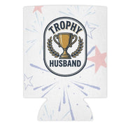 "Trophy Husband" Can & Bottle Sleeve - Patriotic - Drinkware | The Party Framework