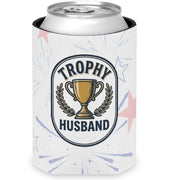 "Trophy Husband" Patriotic Themed Koozie - Drinkware | The Party Framework
